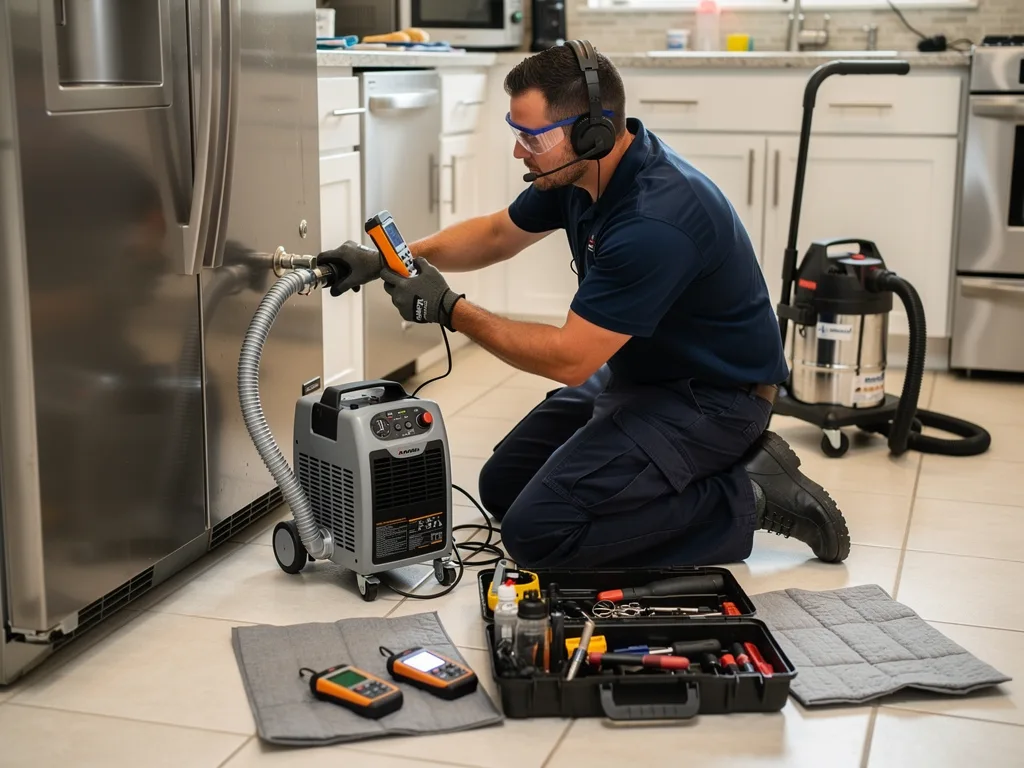 Appliance Leak Cleanup